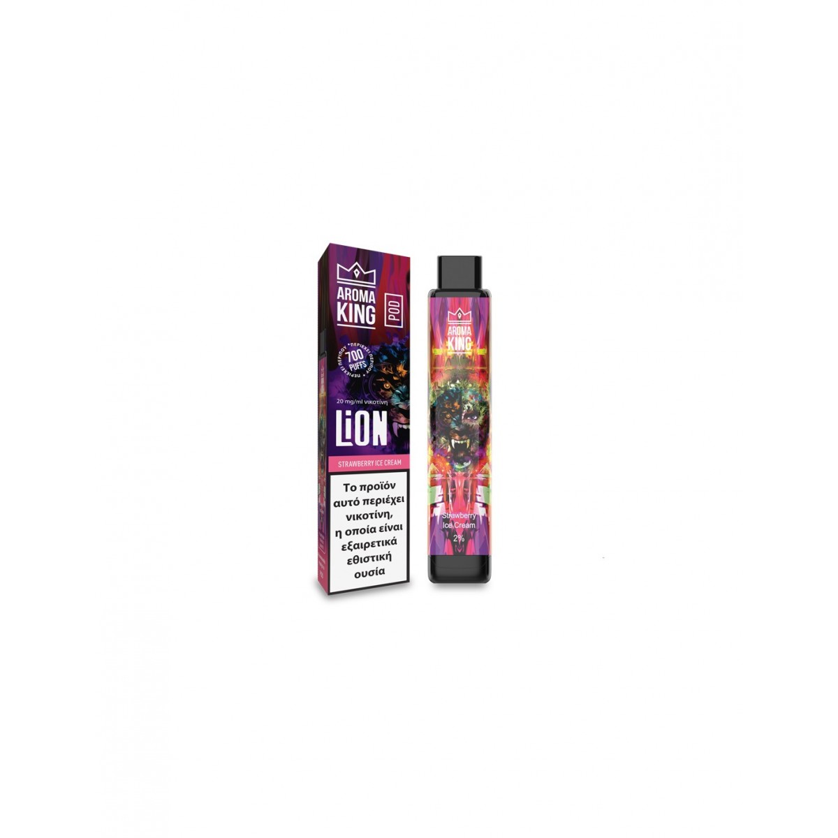Lion Pod Strawberry Ice Cream 2ml 20mg